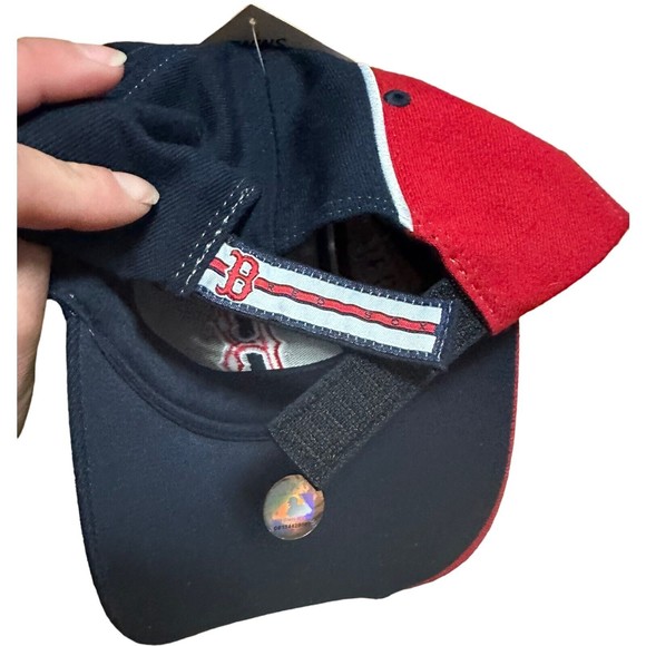 Boston Red Sox Hat MLB Twins Enterprise Rare Style Adjustable Baseball Cap NWT - Picture 8 of 16